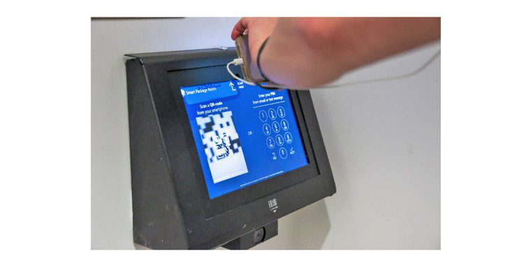 Smart Package Room Self-serve package management solution.